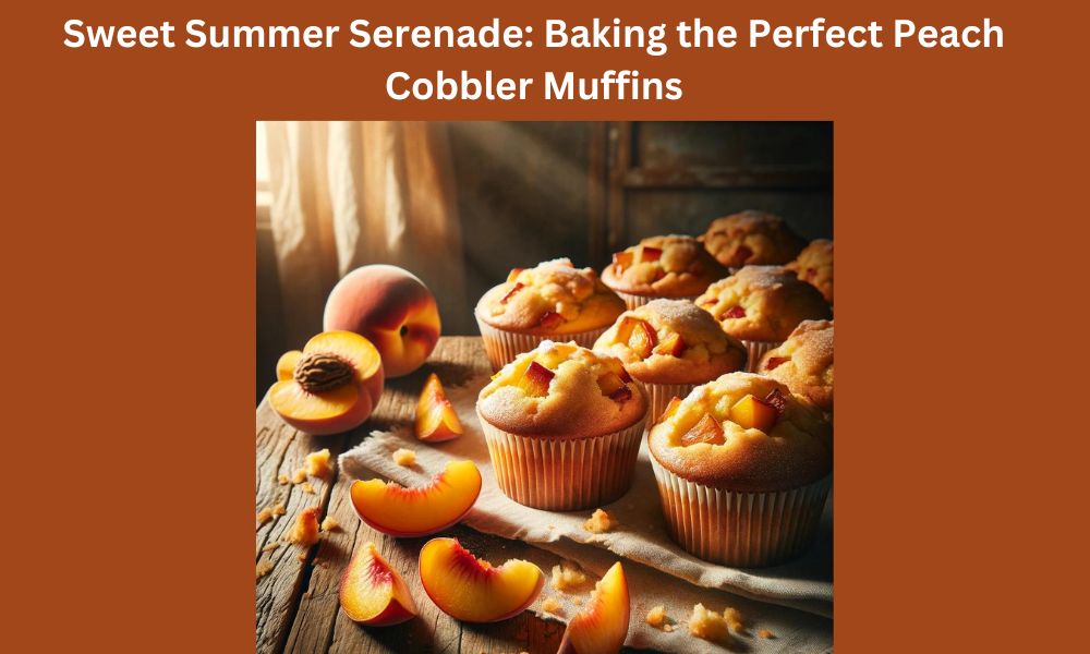 Sweet Summer Serenade: Baking the Perfect Peach Cobbler Muffins